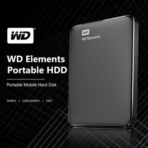 Western Digital WD 2TB Elements Portable Hard Disk Drive, USB 3.0
